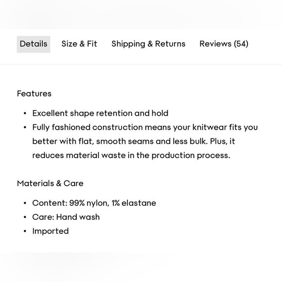 Aritzia Sculpt Knit Empire Longsleeve - Picture 9 of 9